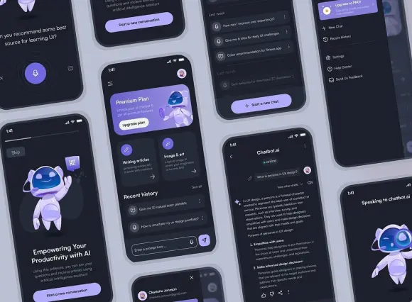 Mobile app UI/UX design showcasing by expert Canadian app developers