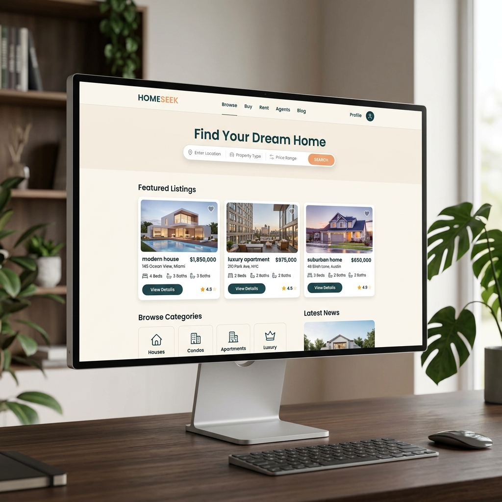 Real Estate Client Website