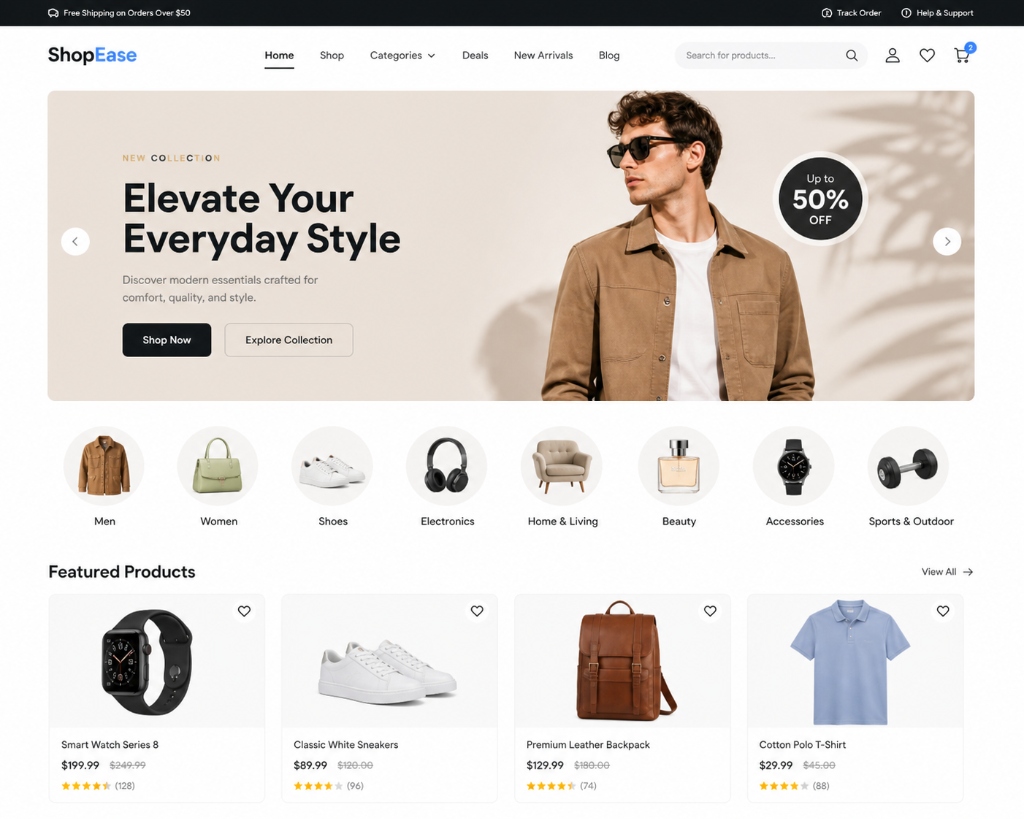 Retail Client Website