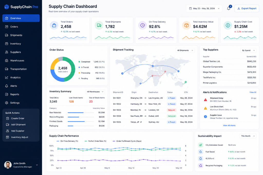 Logistics Client Website