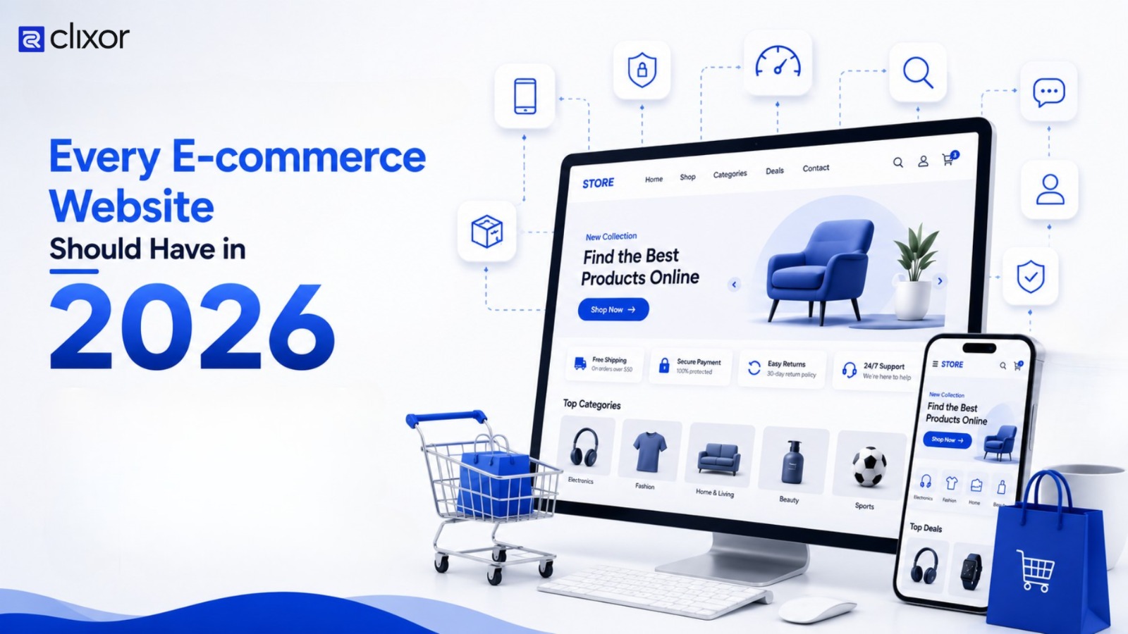 Essential E-commerce Website Features Every Business Needs in 2026