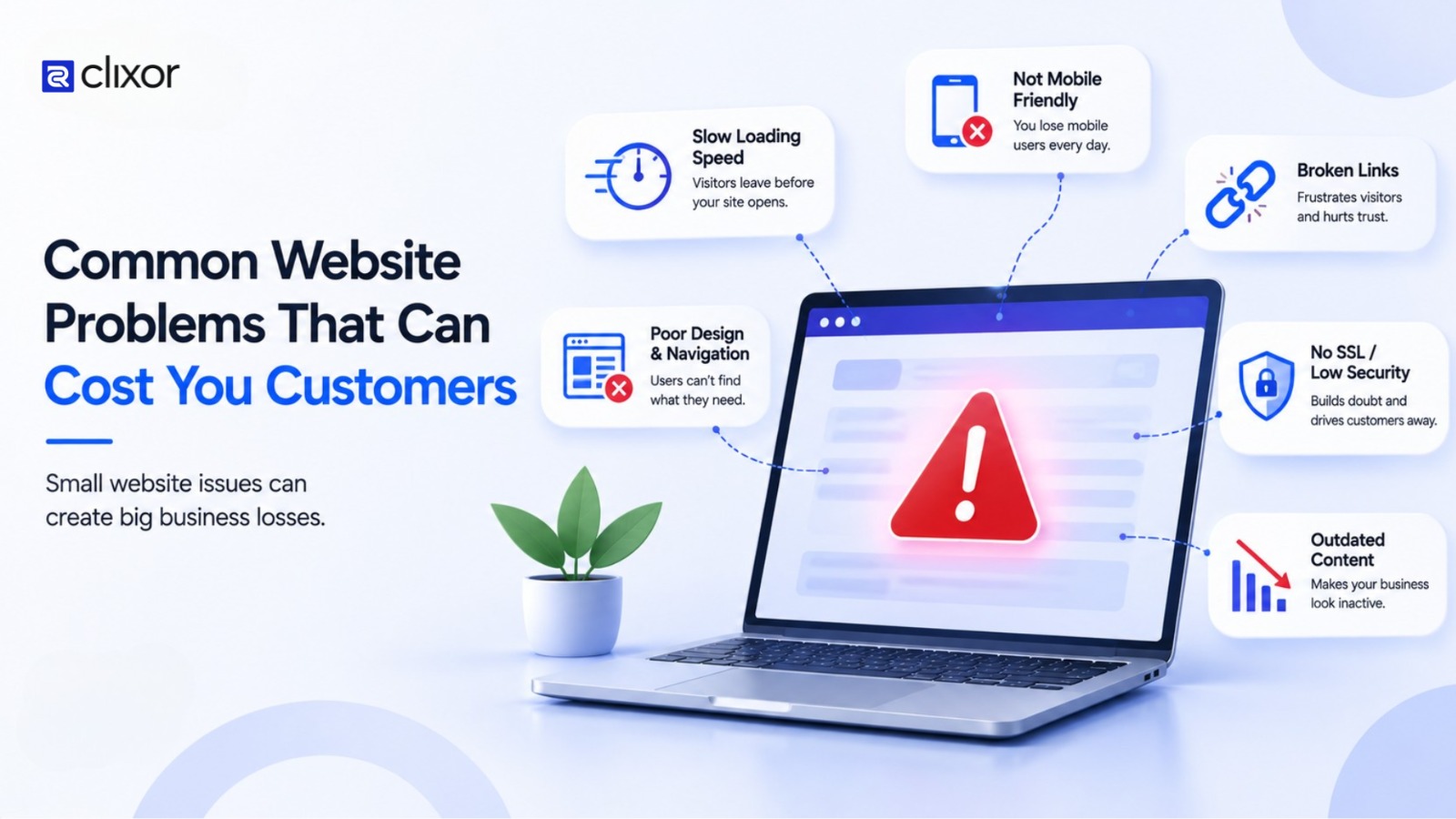Common Website Problems That Can Cost You Customers