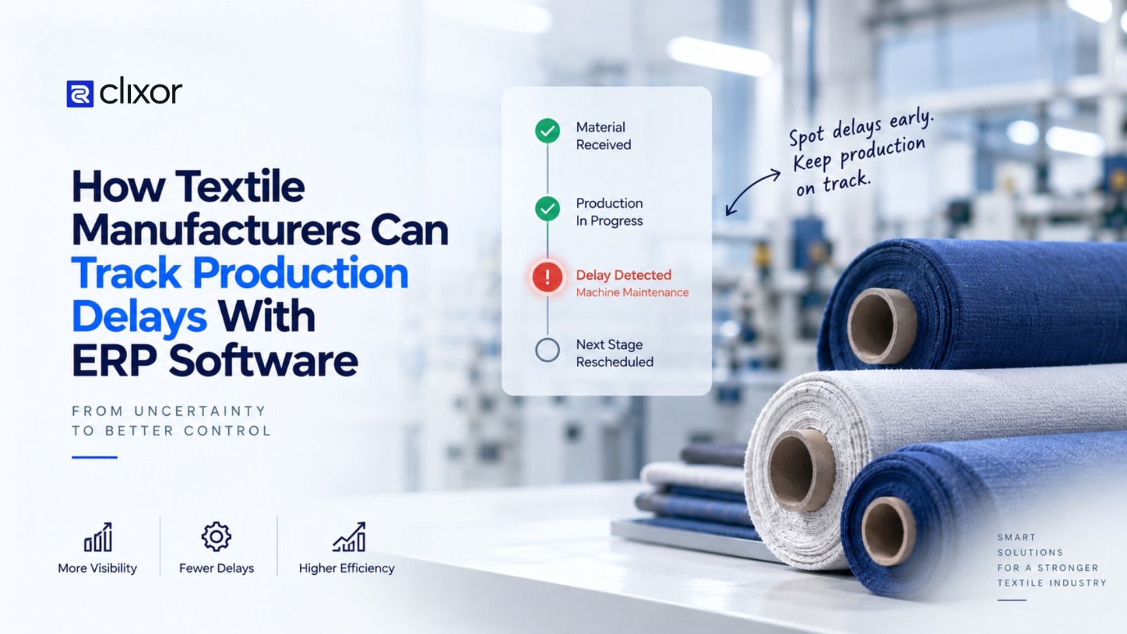 How Textile Manufacturers Can Track Production Delays With ERP Software